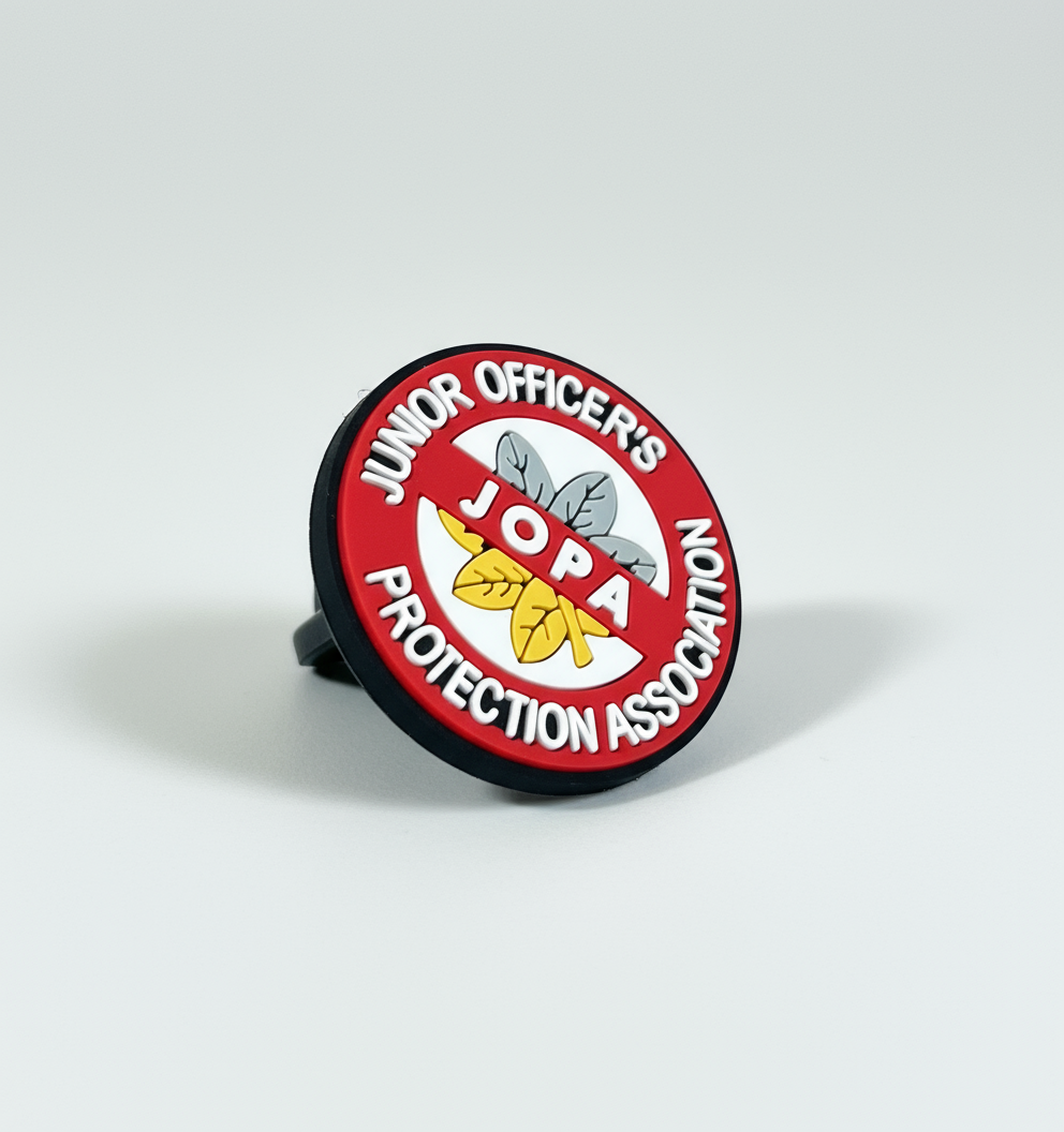 JOPA charm - Angled view